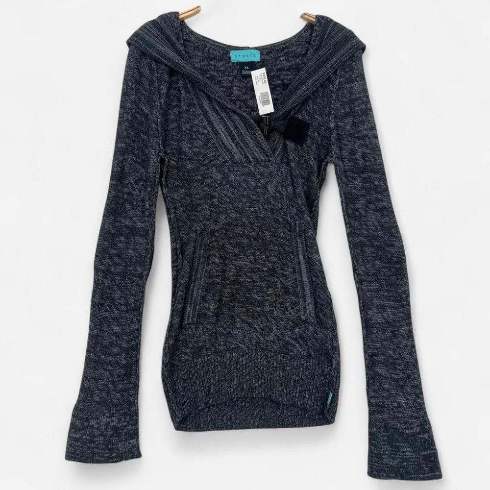 Grey‎ Babydoll Hoodie made From Bamboo and Soybeans NWT